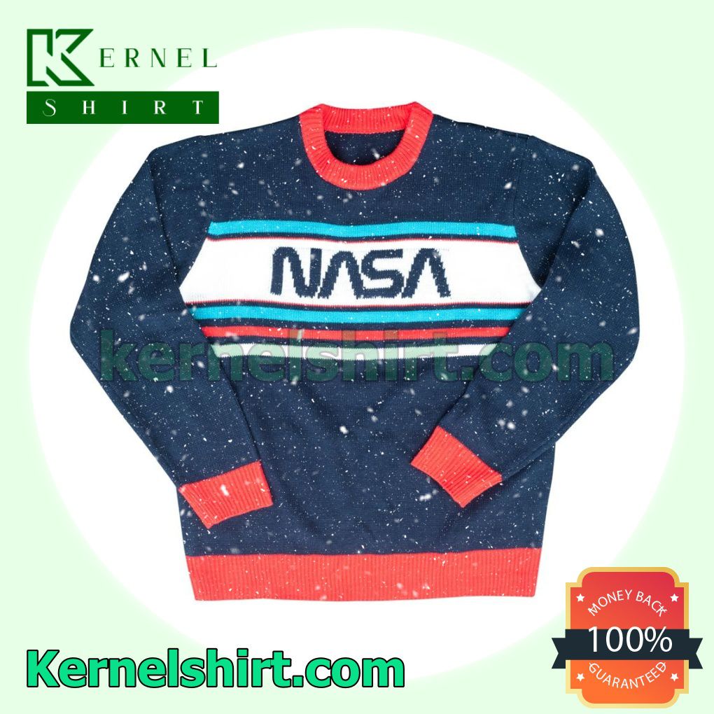 Nasa Retro Xmas Knitted Sweaters