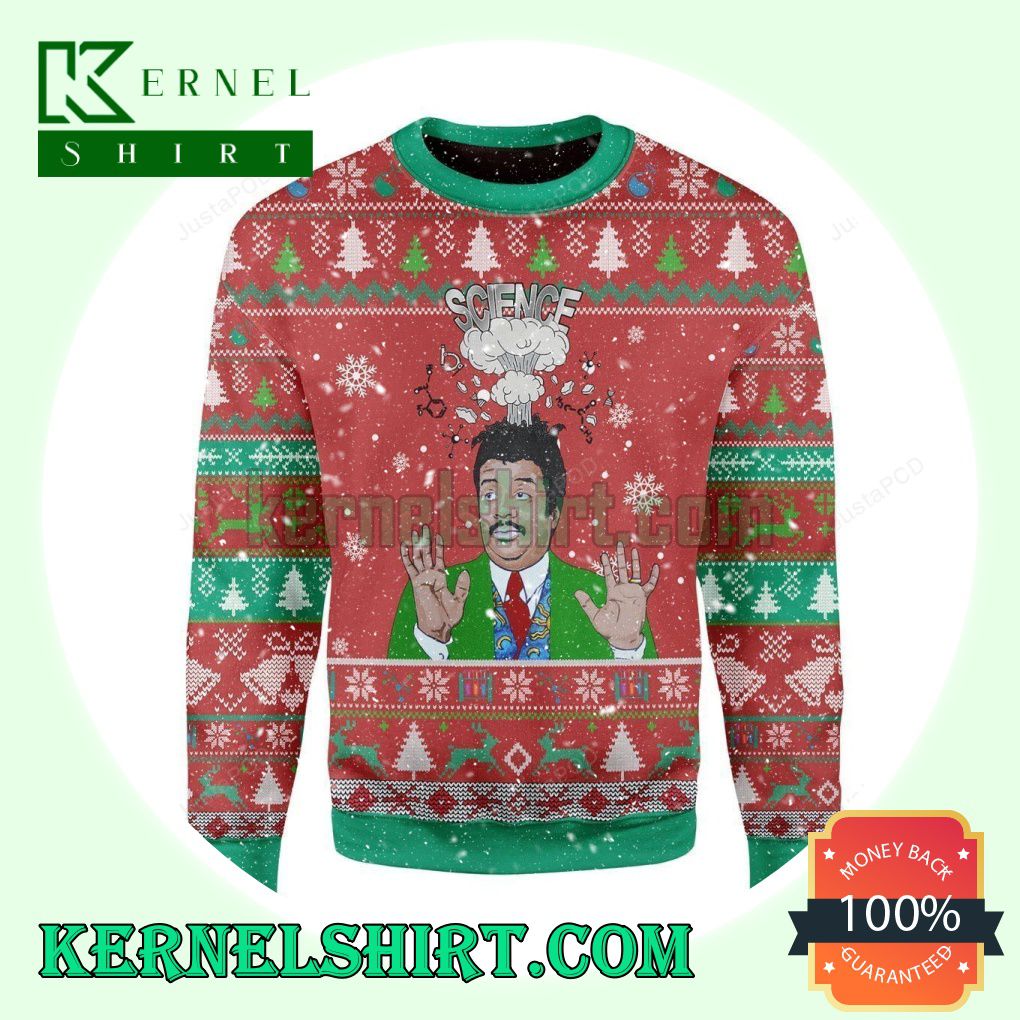 Neil Degrasse Tyson Science Knitting Christmas Sweatshirts