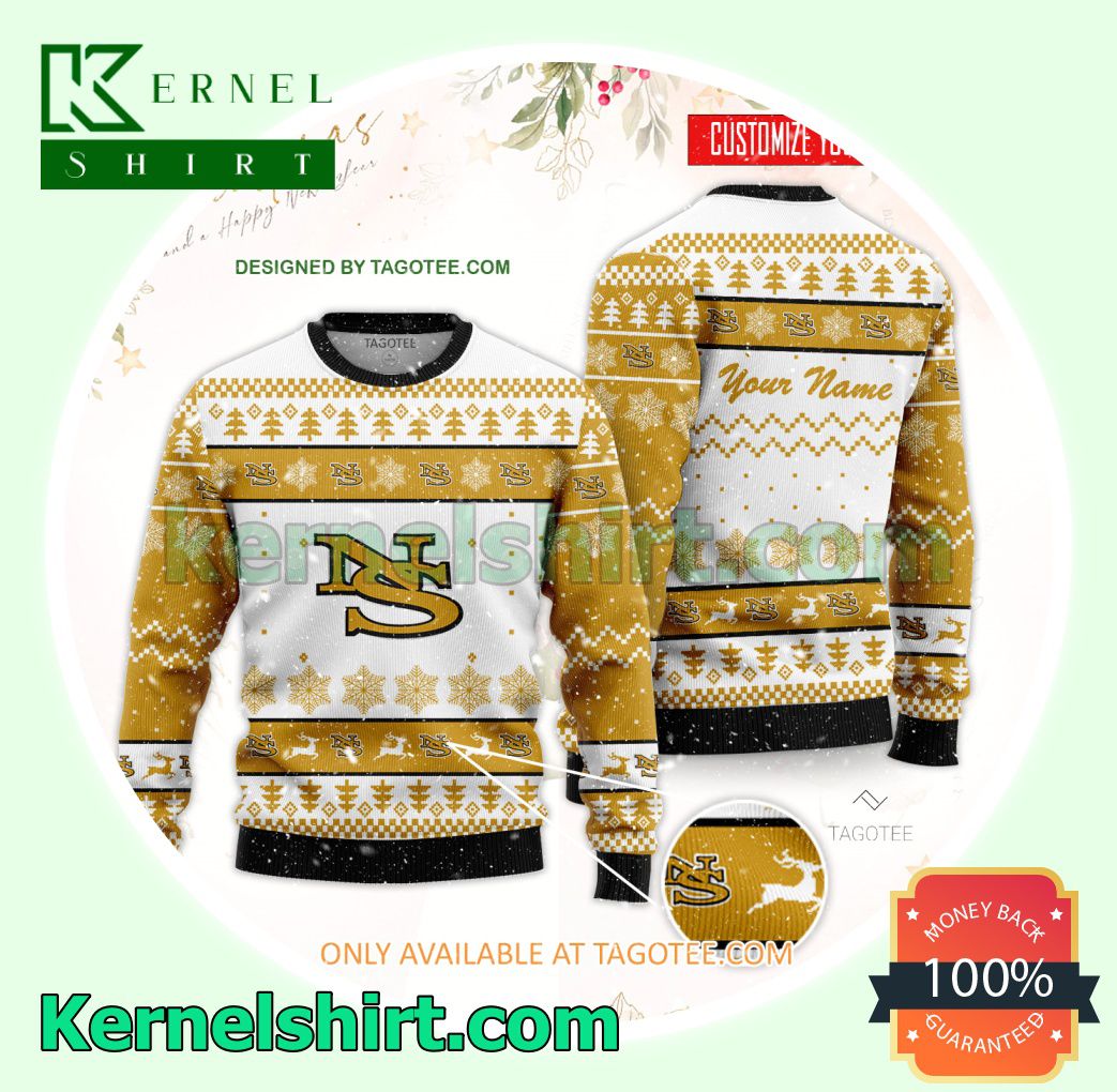 Nevada State College Logo Xmas Knit Jumper Sweaters