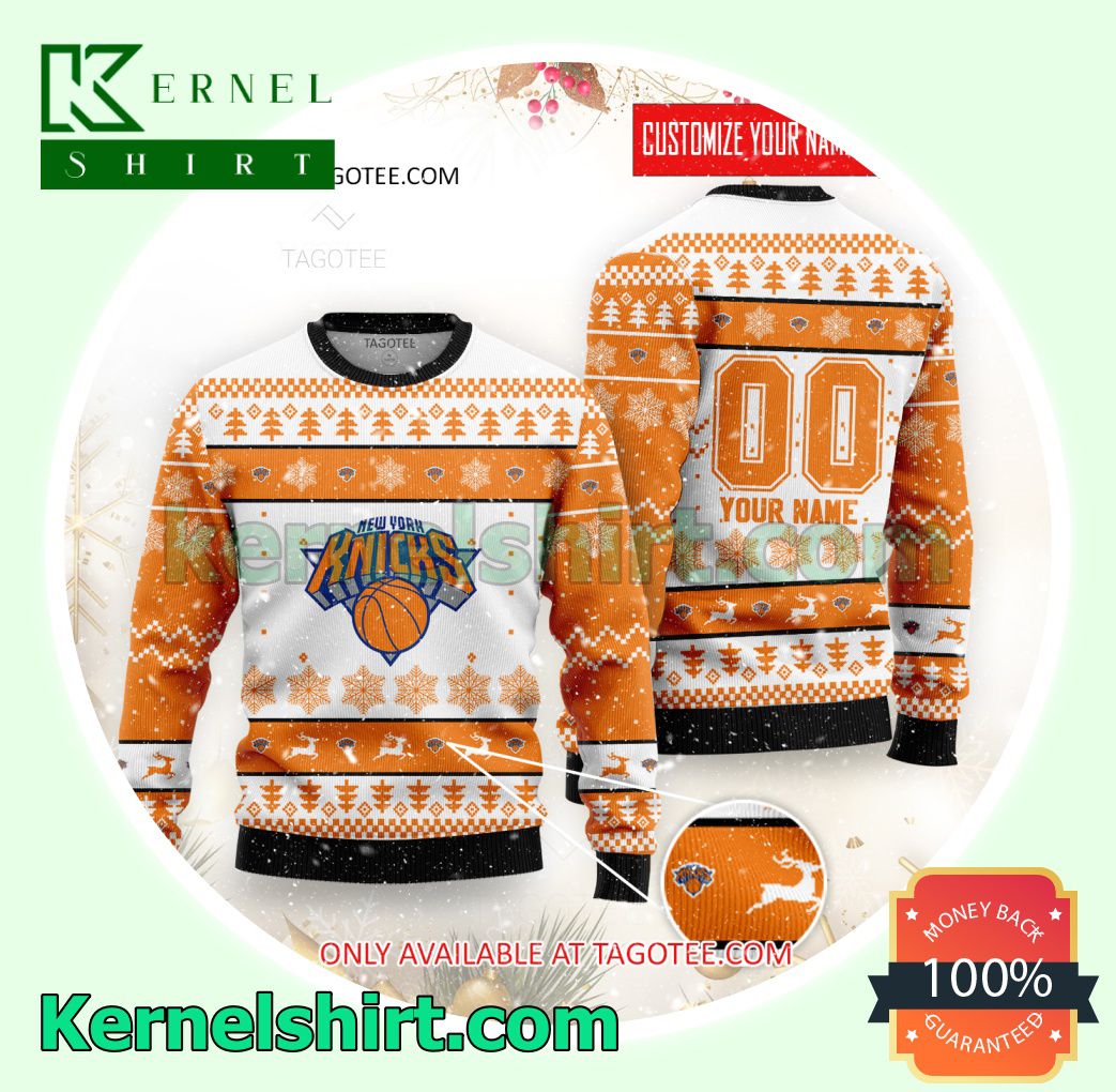 knicks christmas sweater