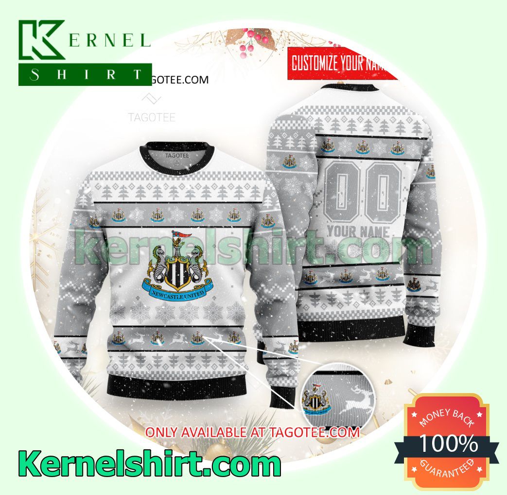 Newcastle United Logo Xmas Knit Sweaters