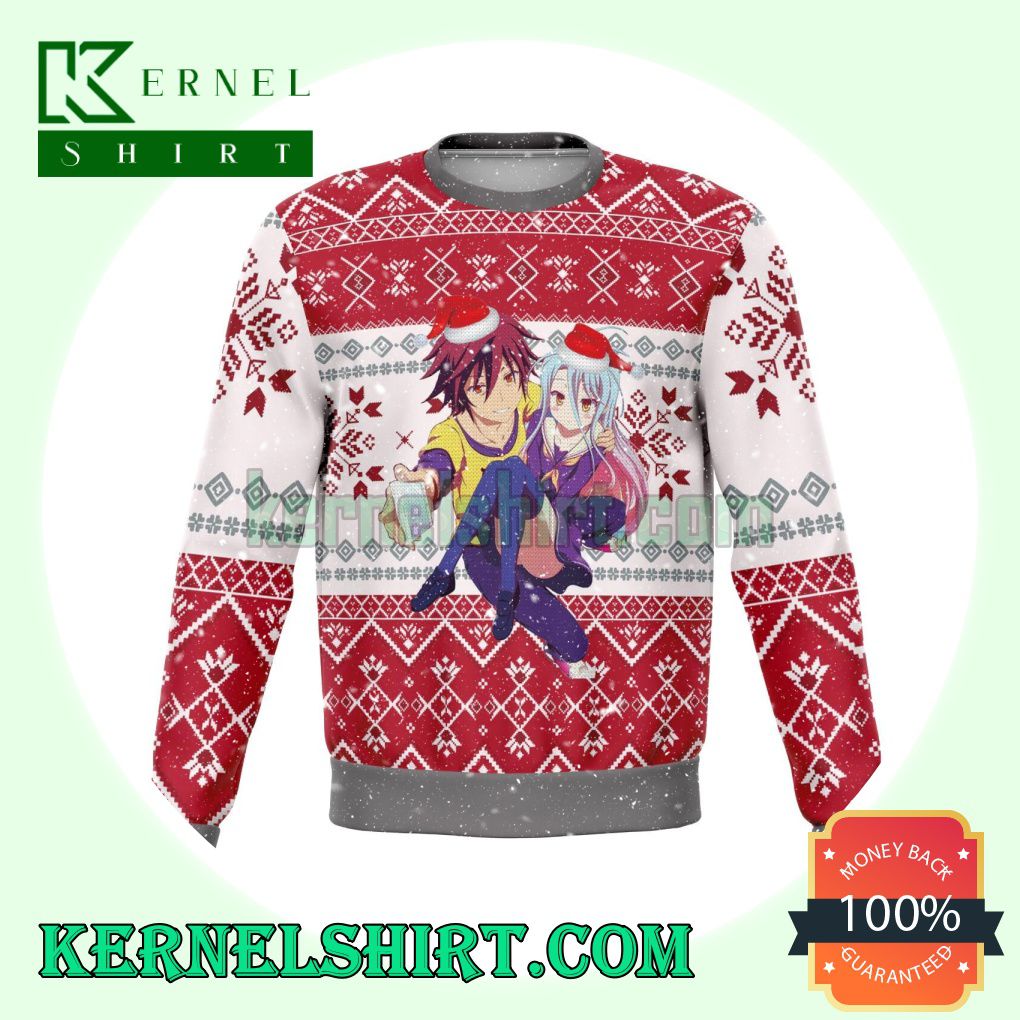 No Game No Life Premium Manga Anime Knitting Christmas Sweatshirts