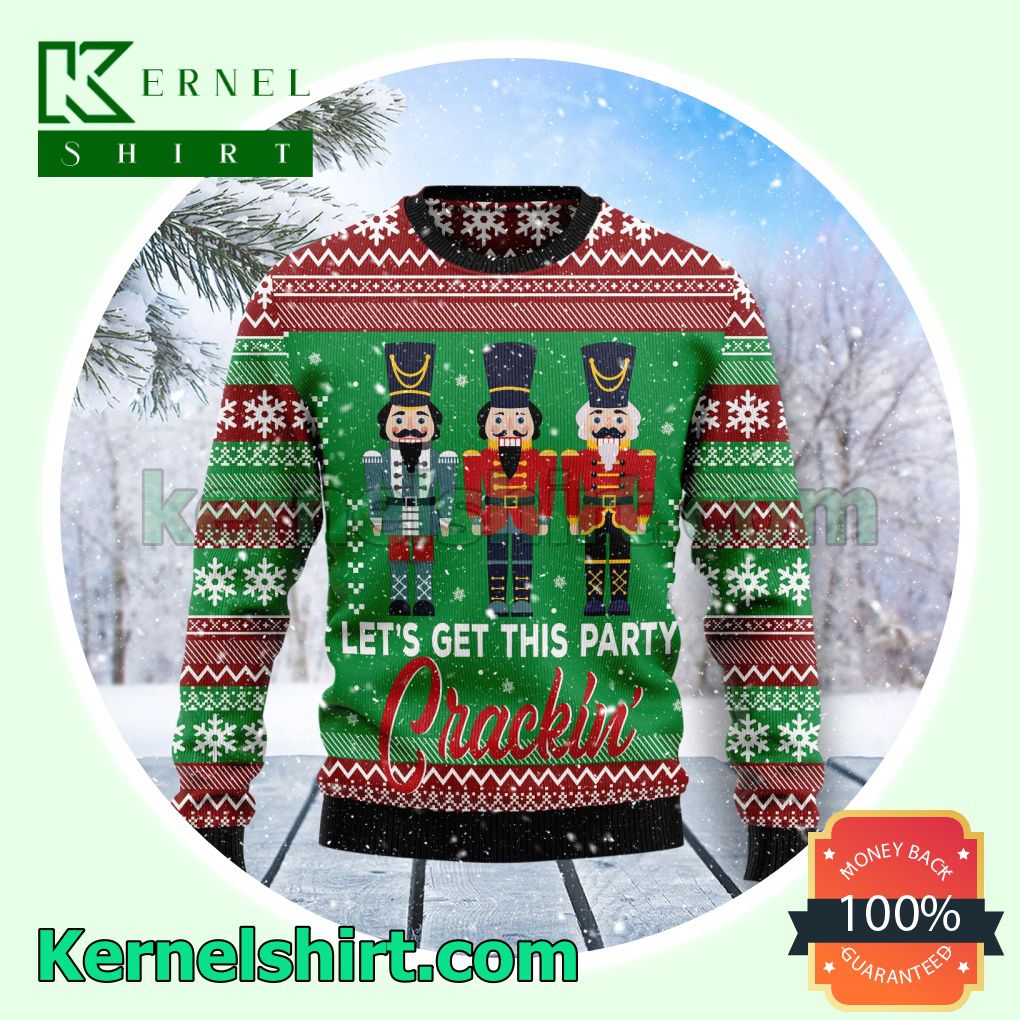 Nutcracker Party Cracking Xmas Knitted Sweaters