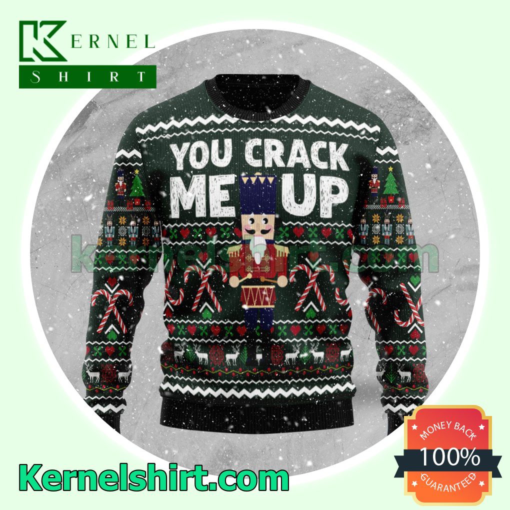 Nutcracker You Crack Me Up Xmas Knitted Sweaters
