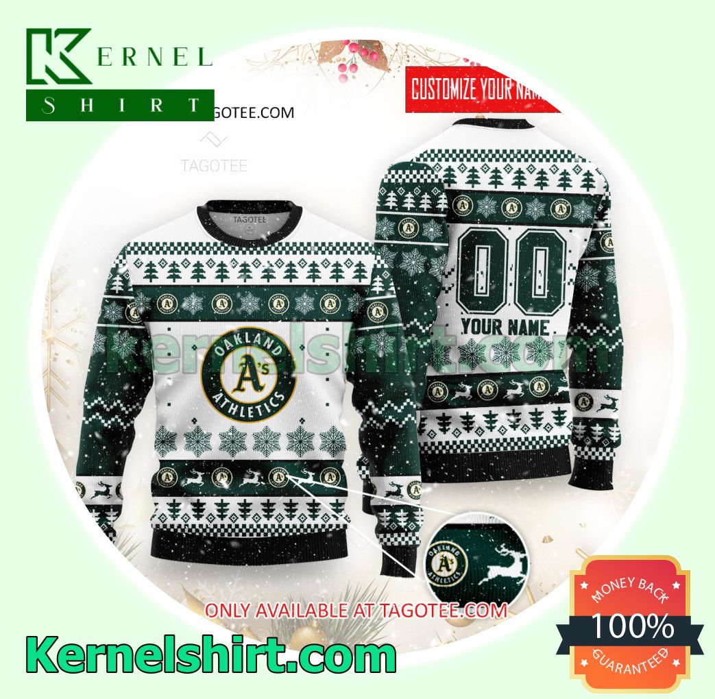 Oakland Athletics Club Knit Sweaters