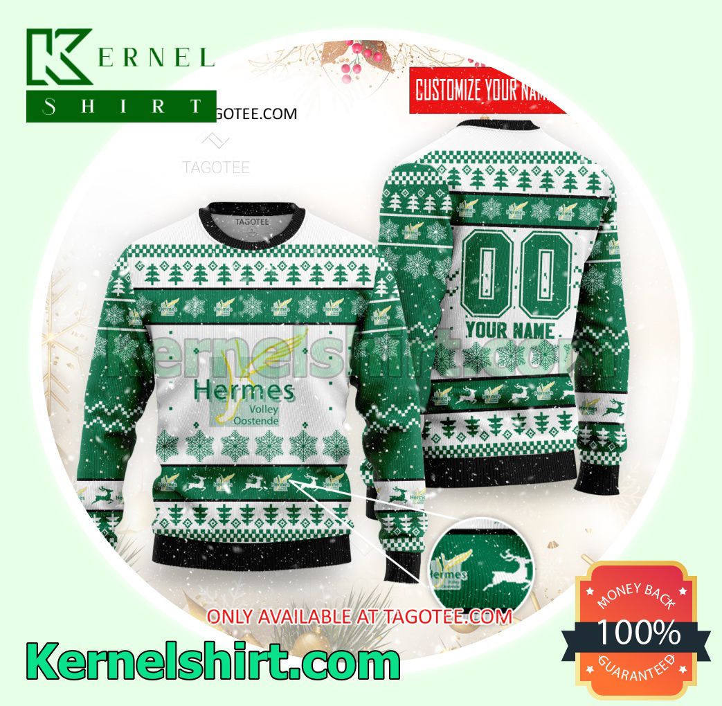 Oostende Women Volleyball Club Xmas Knit Sweaters