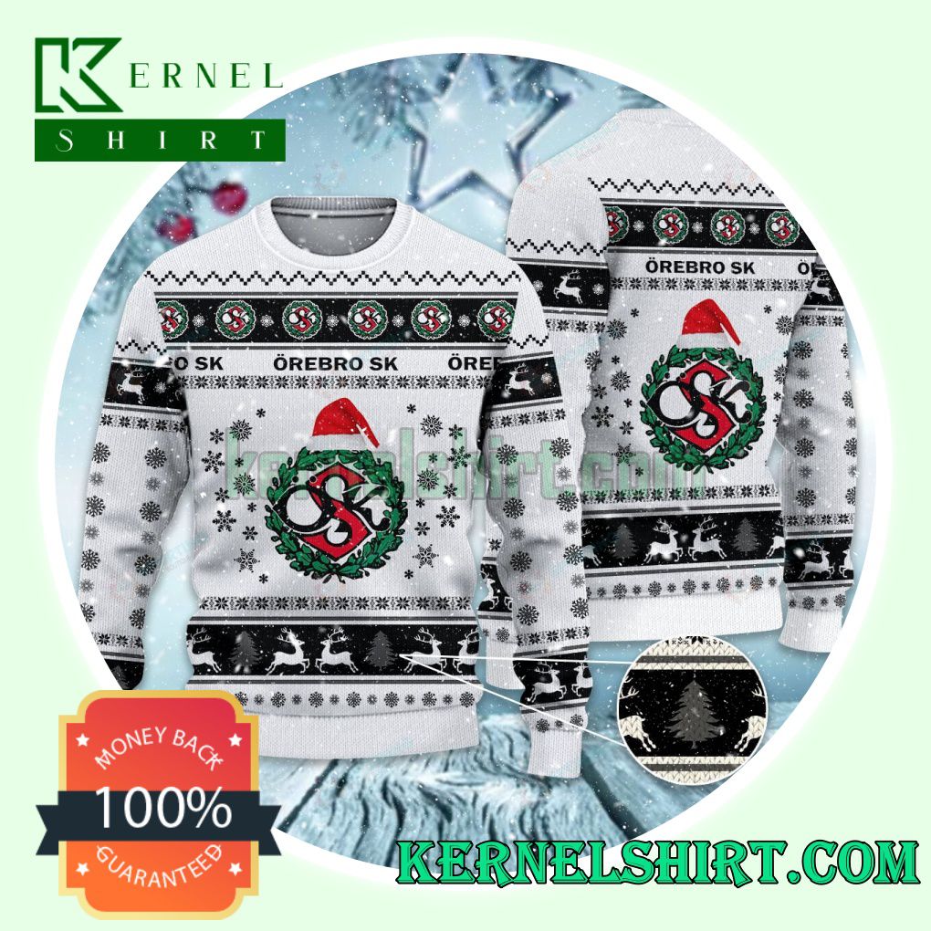 Örebro SK Club Snowflake Xmas Knit Sweaters