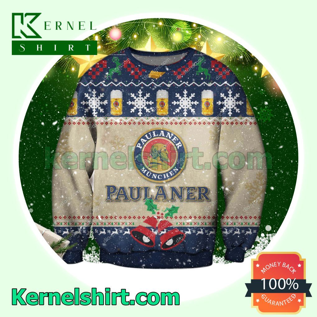 Paulaner Munchen Beer Xmas Knitted Sweaters