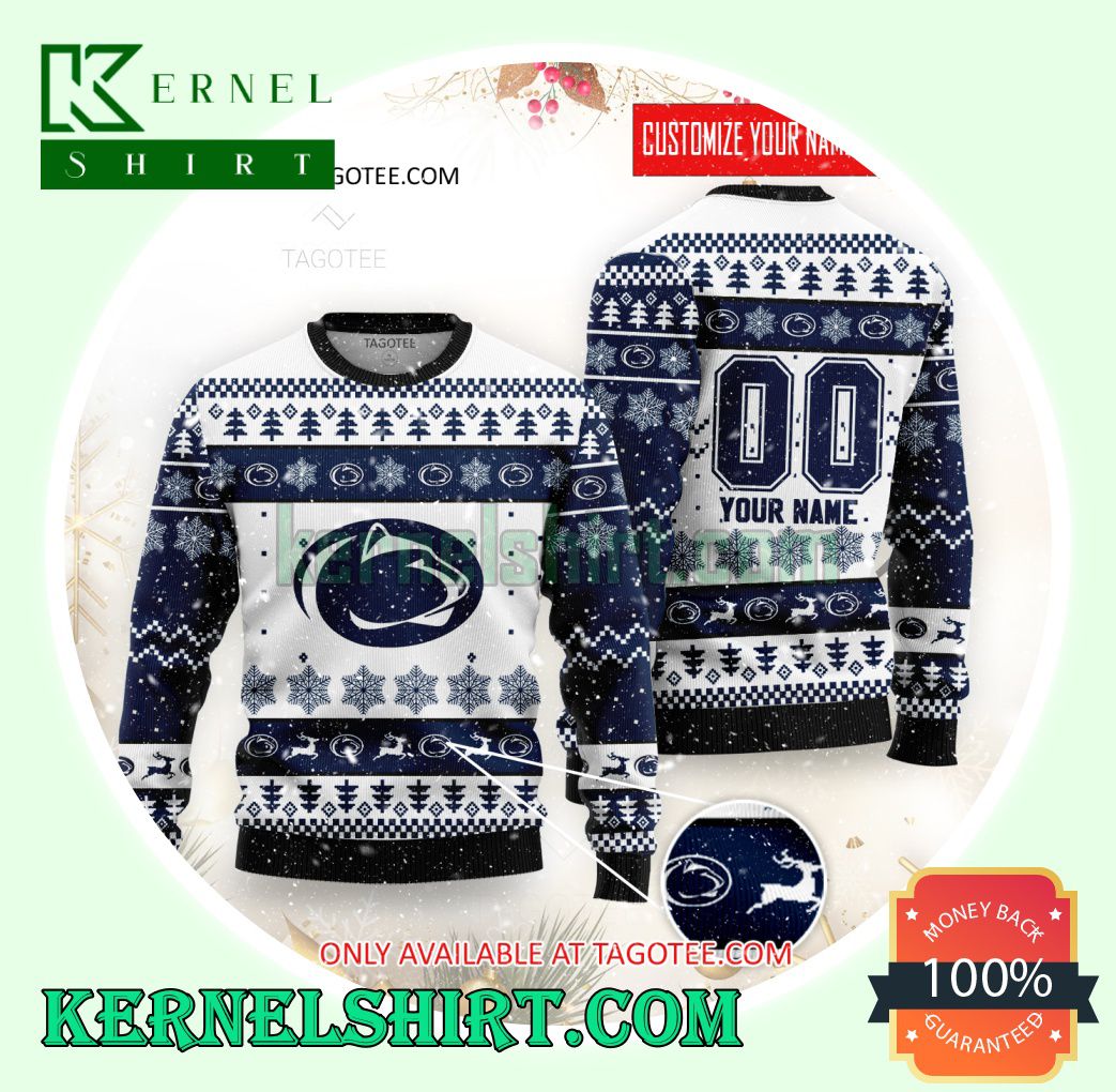 Penn State Rugby Club Xmas Knit Sweaters