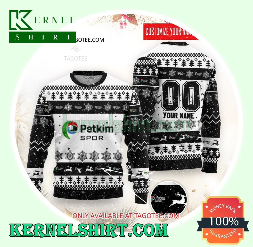 Petkim Spor Logo Xmas Knit Sweaters