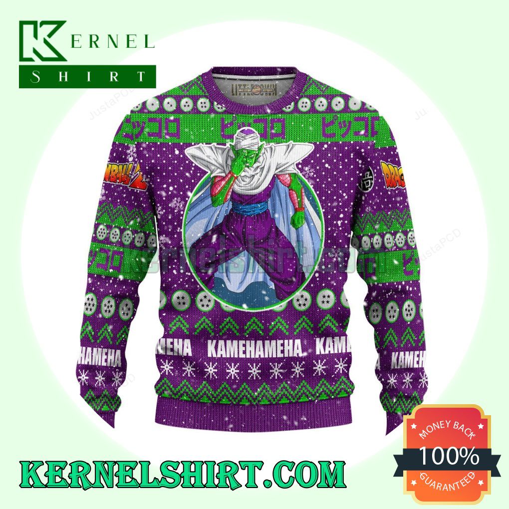 Piccolo Dragon Ball Z Anime Knitting Christmas Sweatshirts