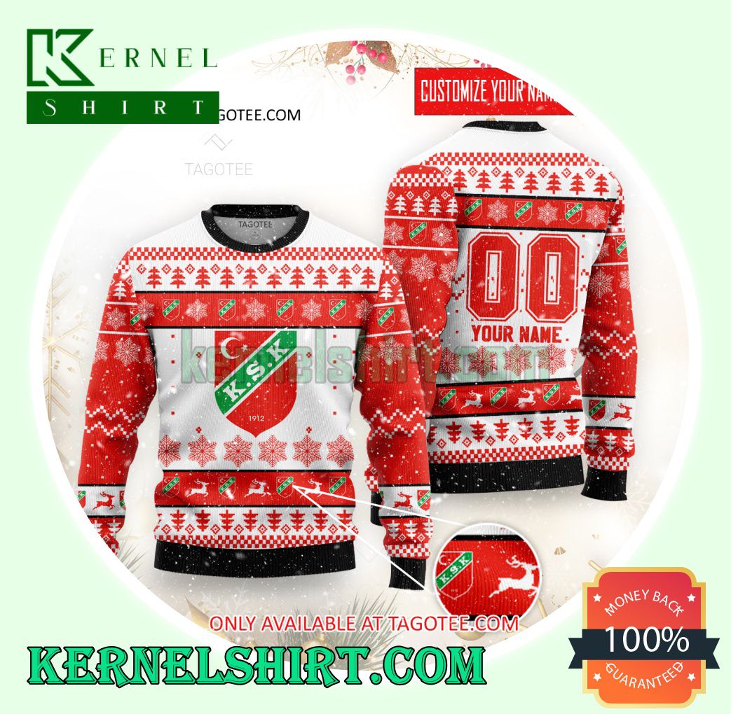 Pinar Karsiyaka Logo Xmas Knit Sweaters