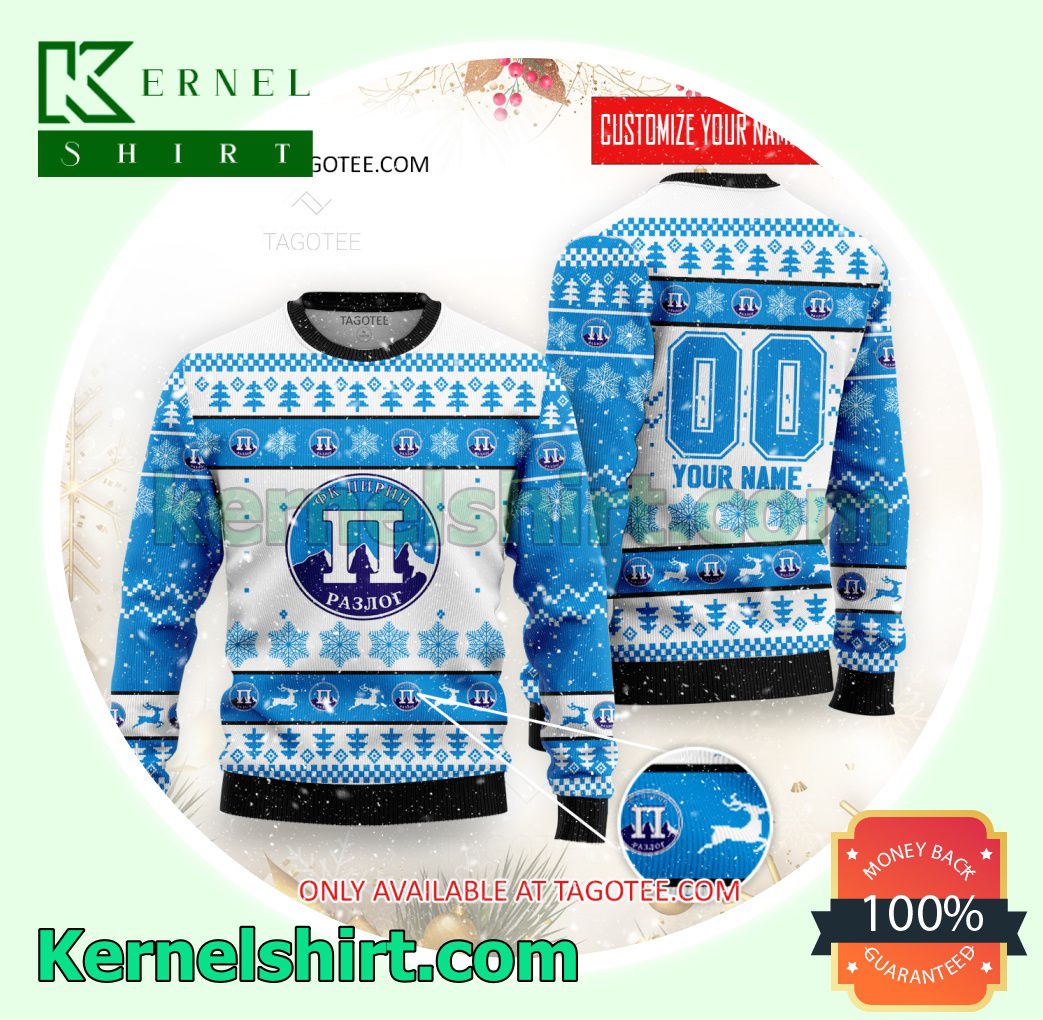 Pirin Razlog Logo Xmas Knit Sweaters