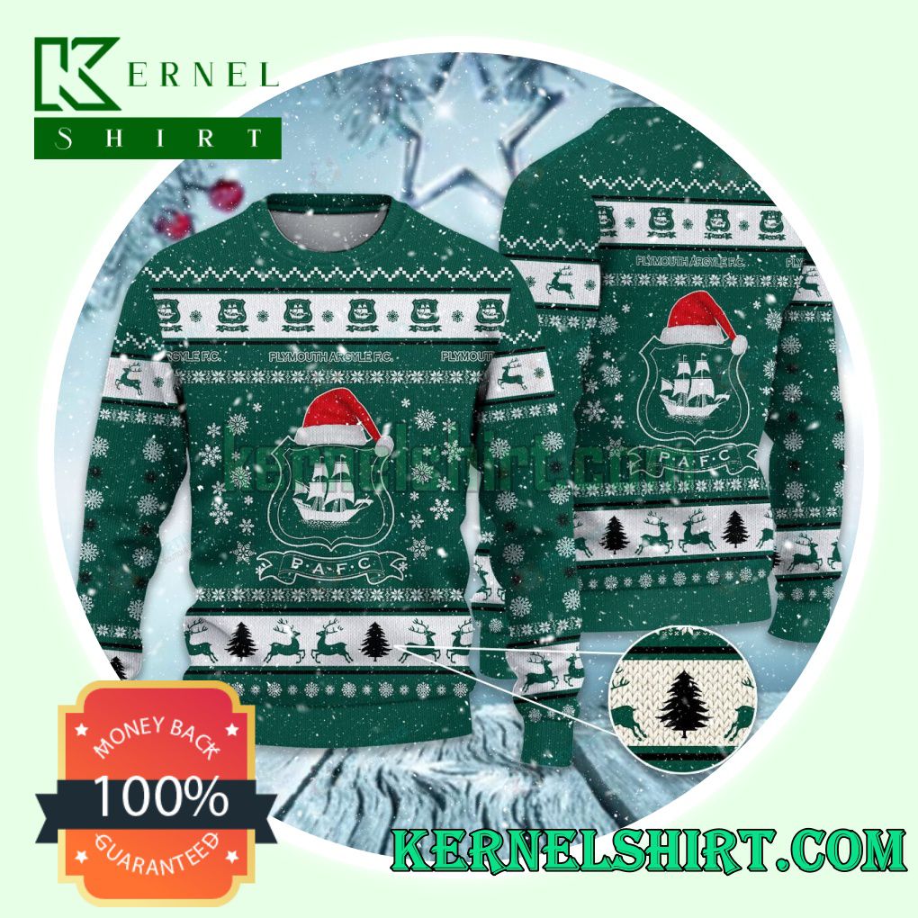 Plymouth Argyle F.C Club Snowflake Xmas Knit Sweaters