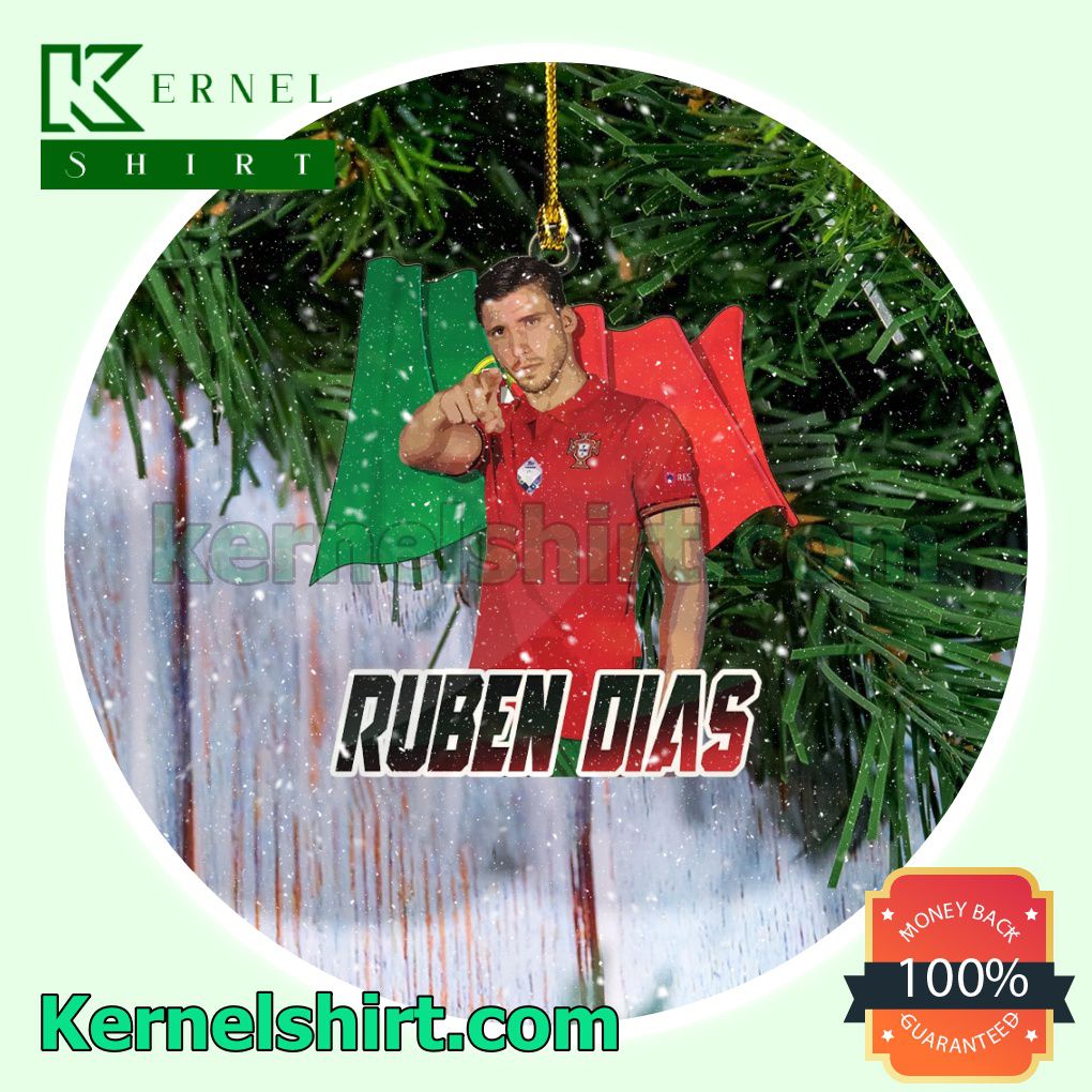 Portugal - Ruben Dias Fan Holiday Ornaments a