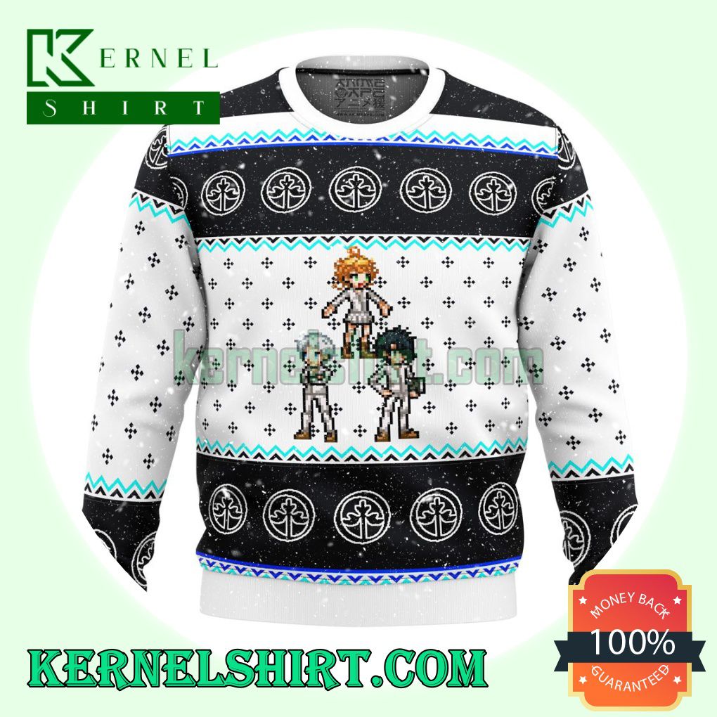 Promised Neverland Sprites Premium Manga Anime Knitting Christmas Sweatshirts