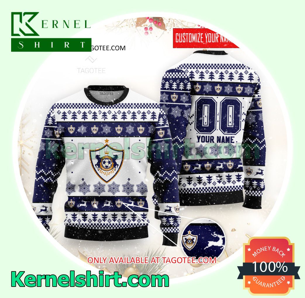 Qarabag Logo Xmas Knit Sweaters