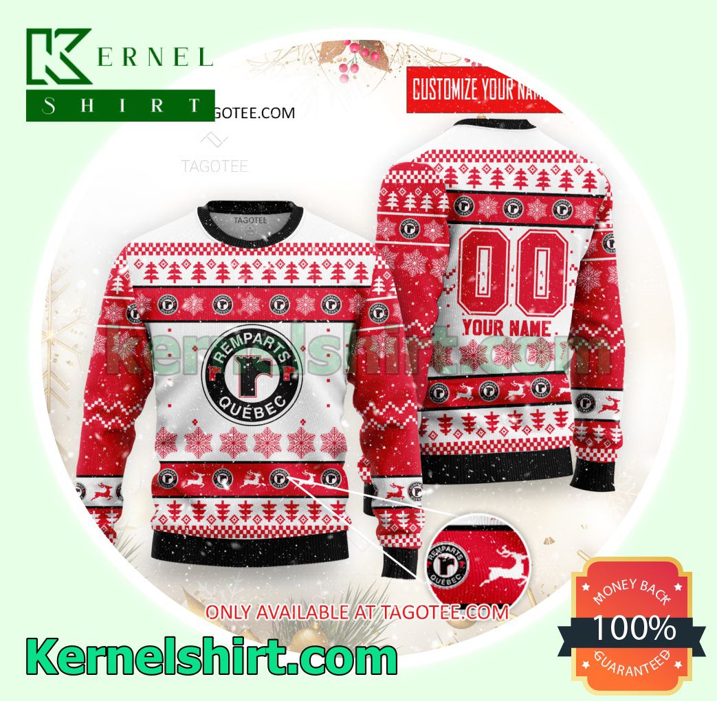 Quebec Remparts Hockey Club Knit Sweaters