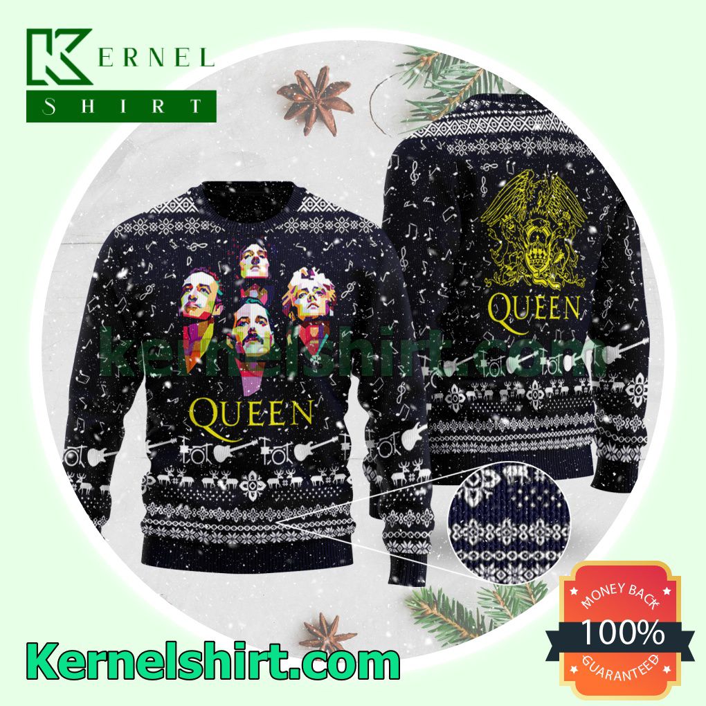 Queen Rock Band Xmas Knitted Sweaters