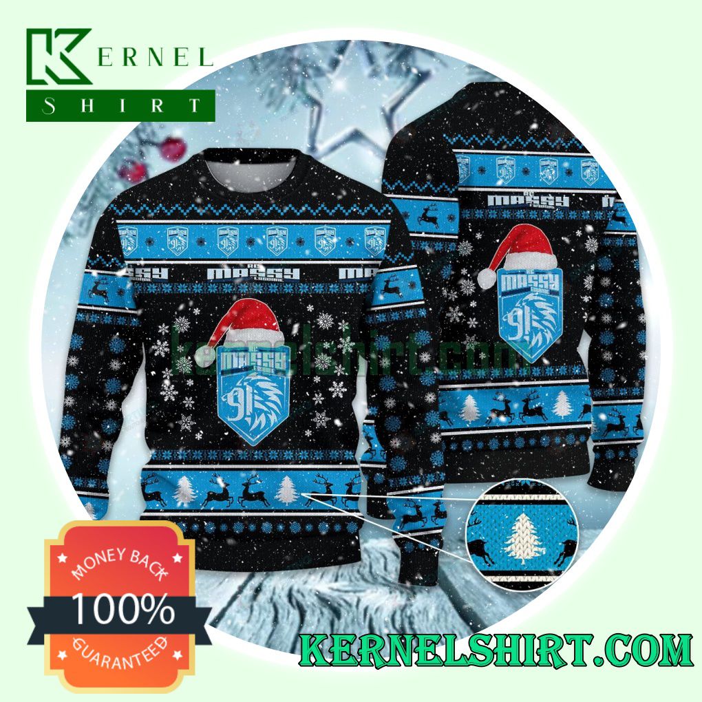 RC Massy Essonne Club Snowflake Xmas Knit Sweaters