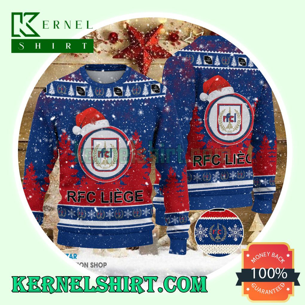 RFC Liege Club Santa Hat Xmas Knit Sweaters