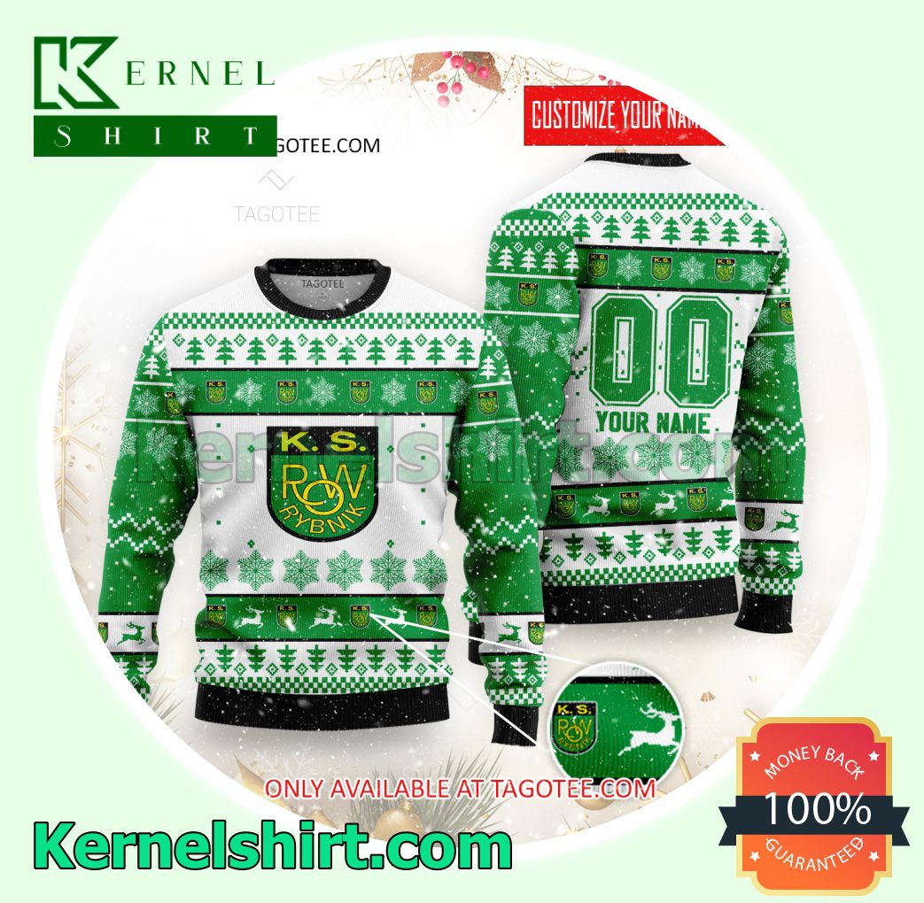 ROW Rybnik Logo Xmas Knit Sweaters