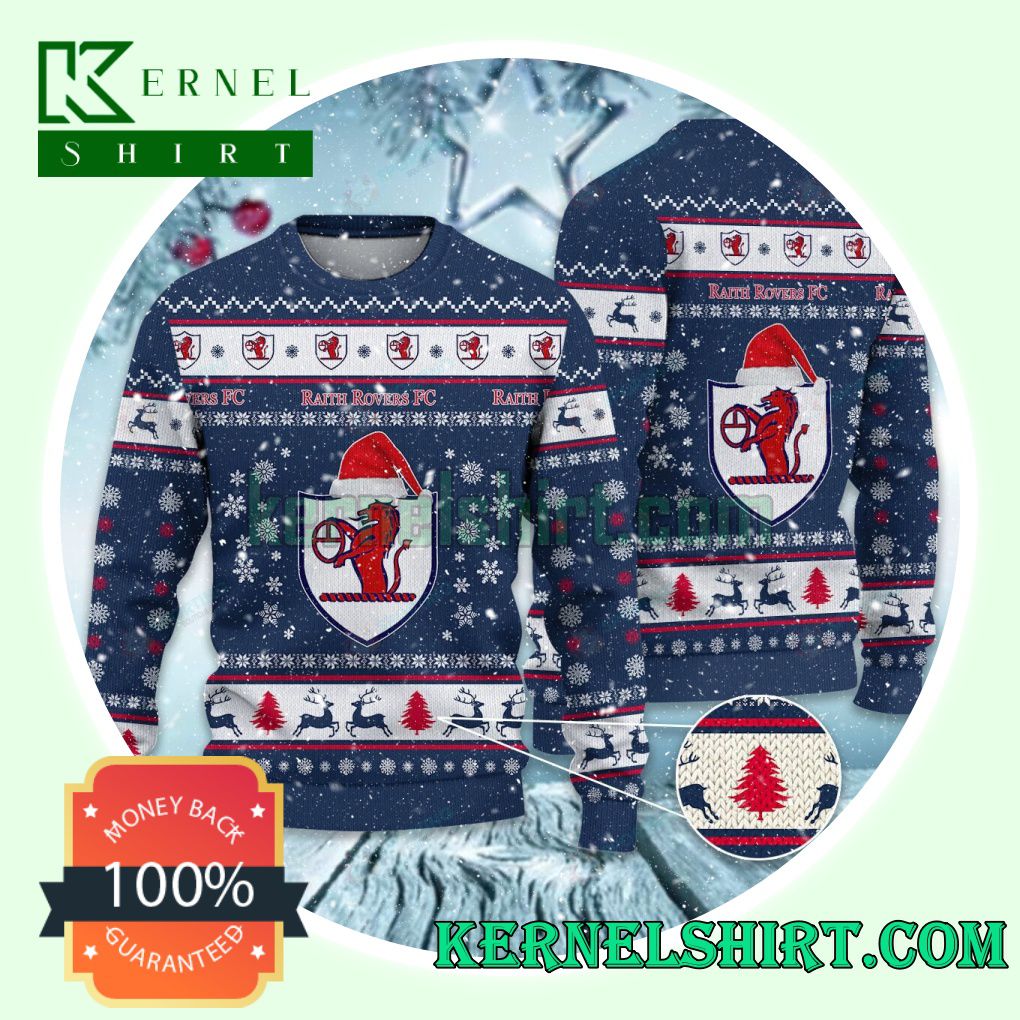 Raith Rovers F.C. Club Snowflake Xmas Knit Sweaters