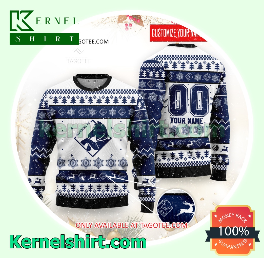 Randers FC Logo Xmas Knit Sweaters