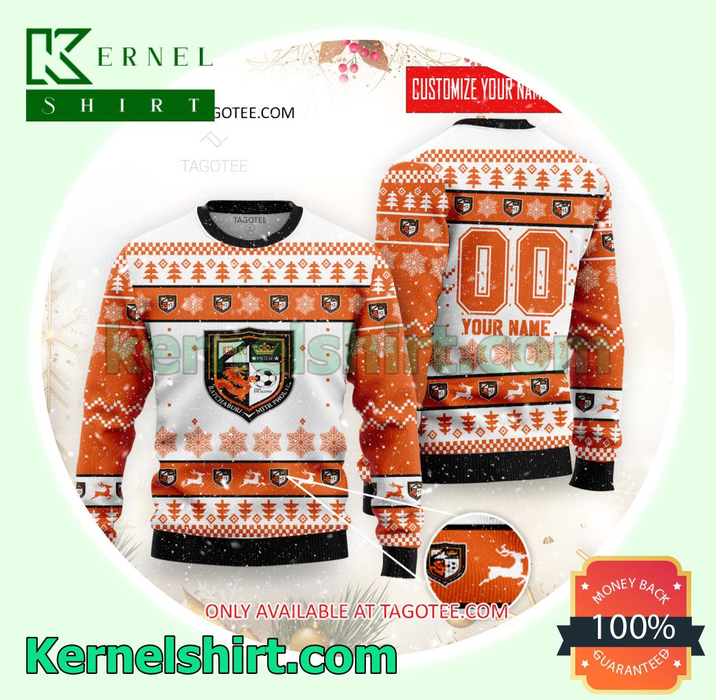Ratchaburi FC Logo Xmas Knit Sweaters