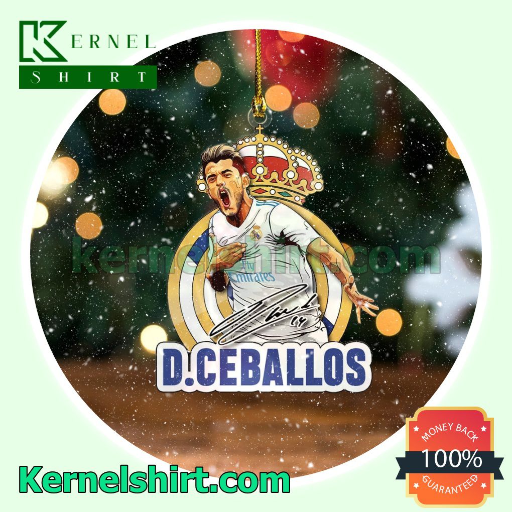 Real Madrid - Dani Ceballos Fan Holiday Ornaments