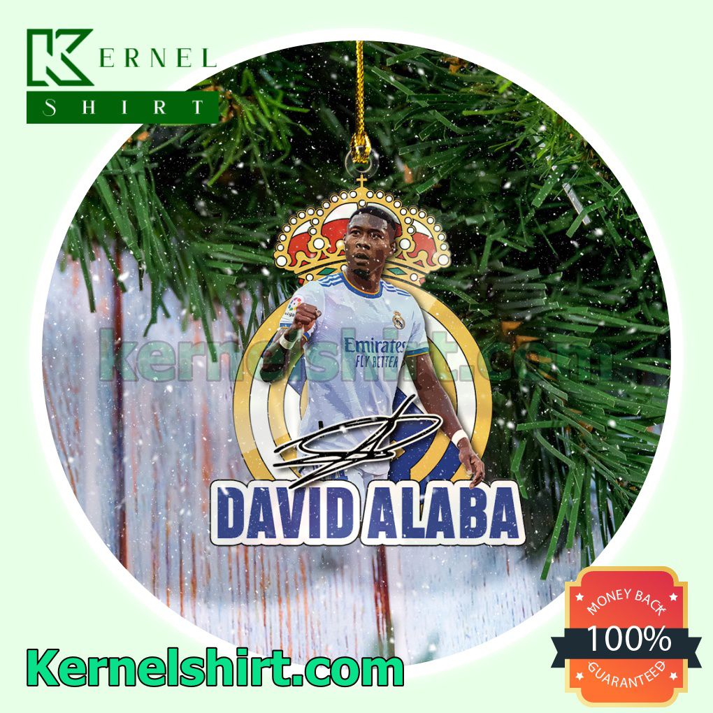 Real Madrid - David Alaba Fan Holiday Ornaments a