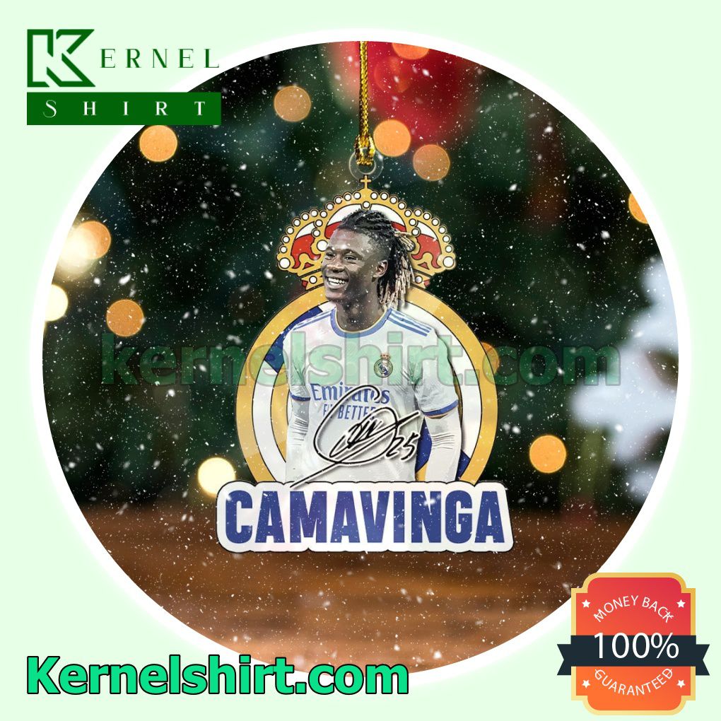 Real Madrid - Eduardo Camavinga Fan Holiday Ornaments