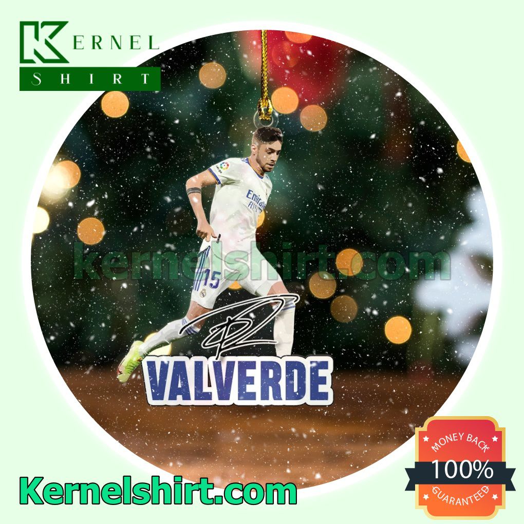 Real Madrid - Federico Valverde Fan Holiday Ornaments