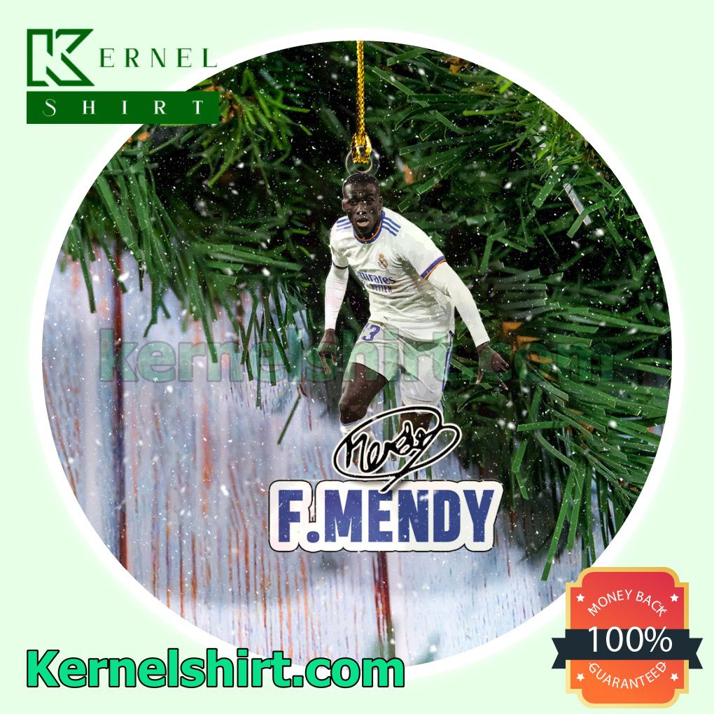 Real Madrid - Ferland Mendy Fan Holiday Ornaments a
