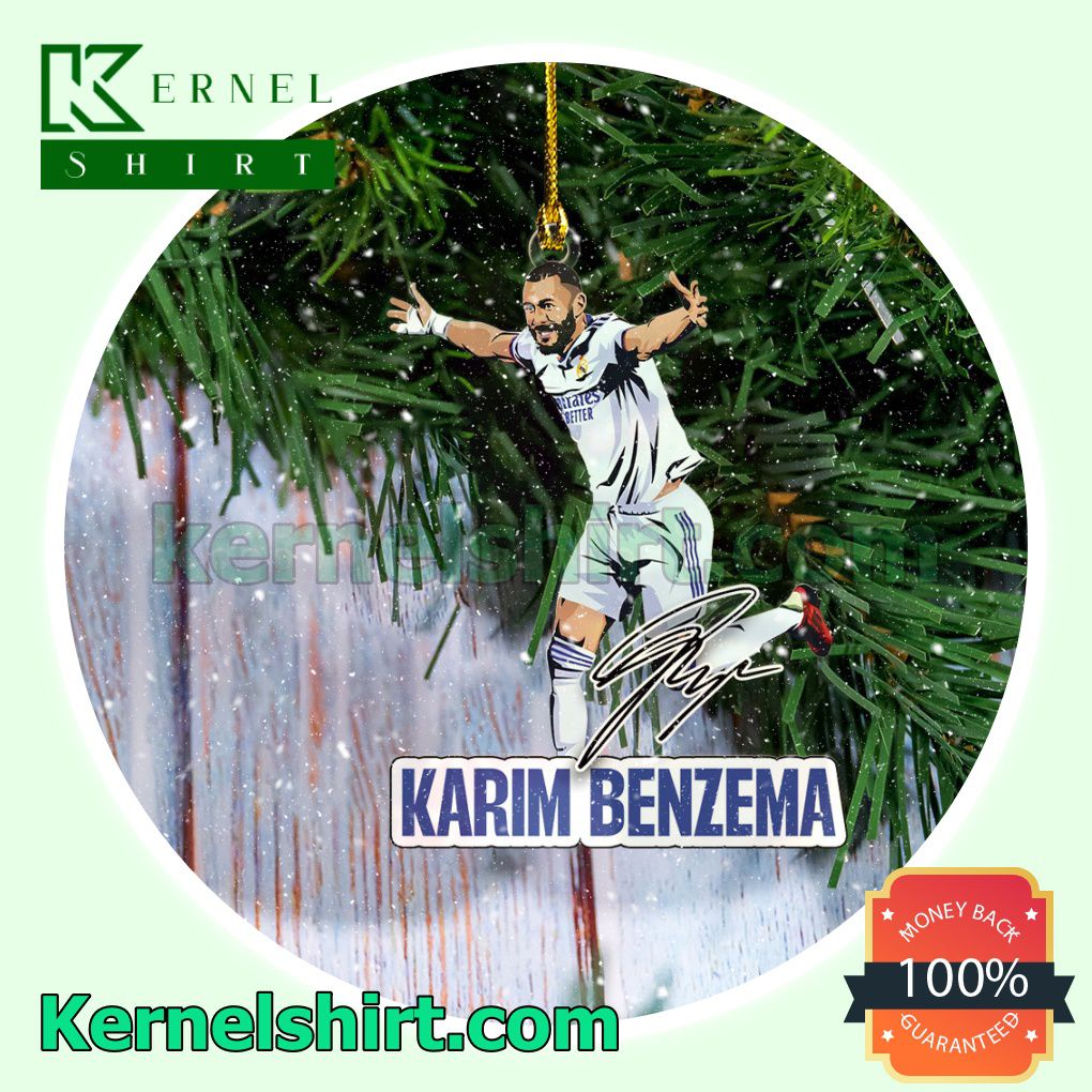 Real Madrid - Karim Benzema Fan Holiday Ornaments a