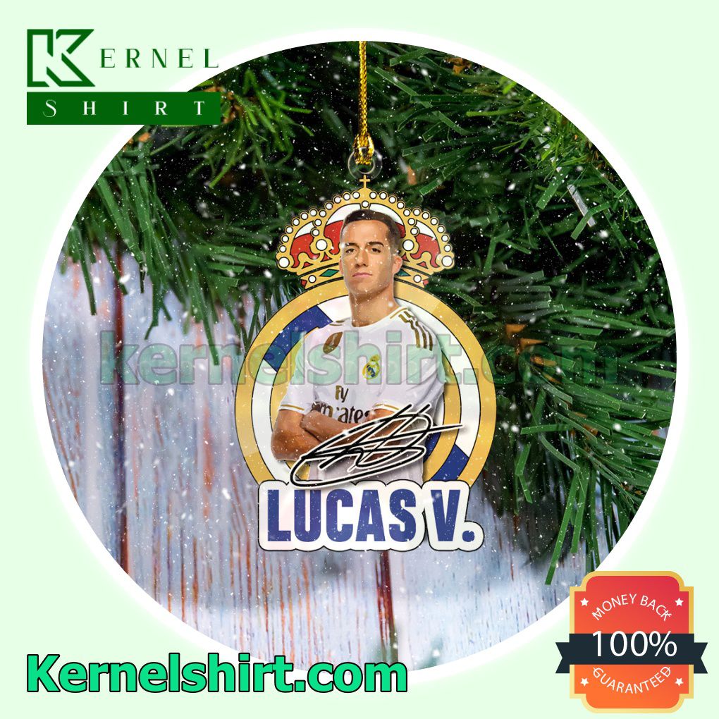 Real Madrid - Lucas Vazquez Fan Holiday Ornaments a