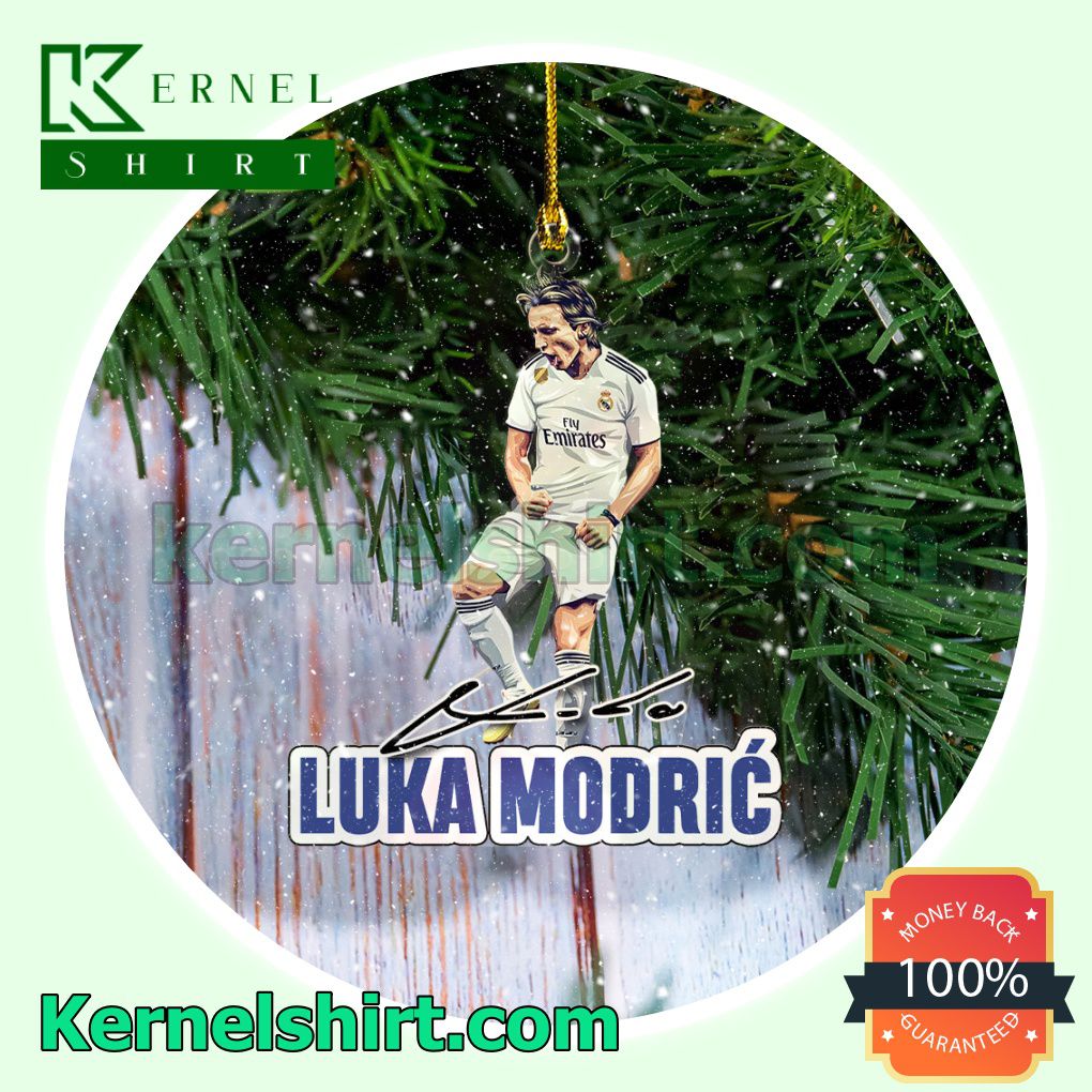 Real Madrid - Luka Modric Fan Holiday Ornaments a