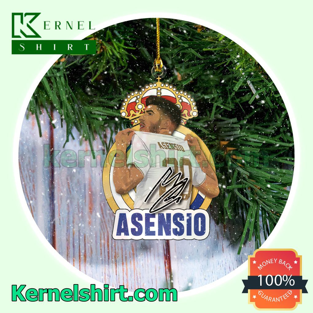 Real Madrid - Marco Asensio Fan Holiday Ornaments a