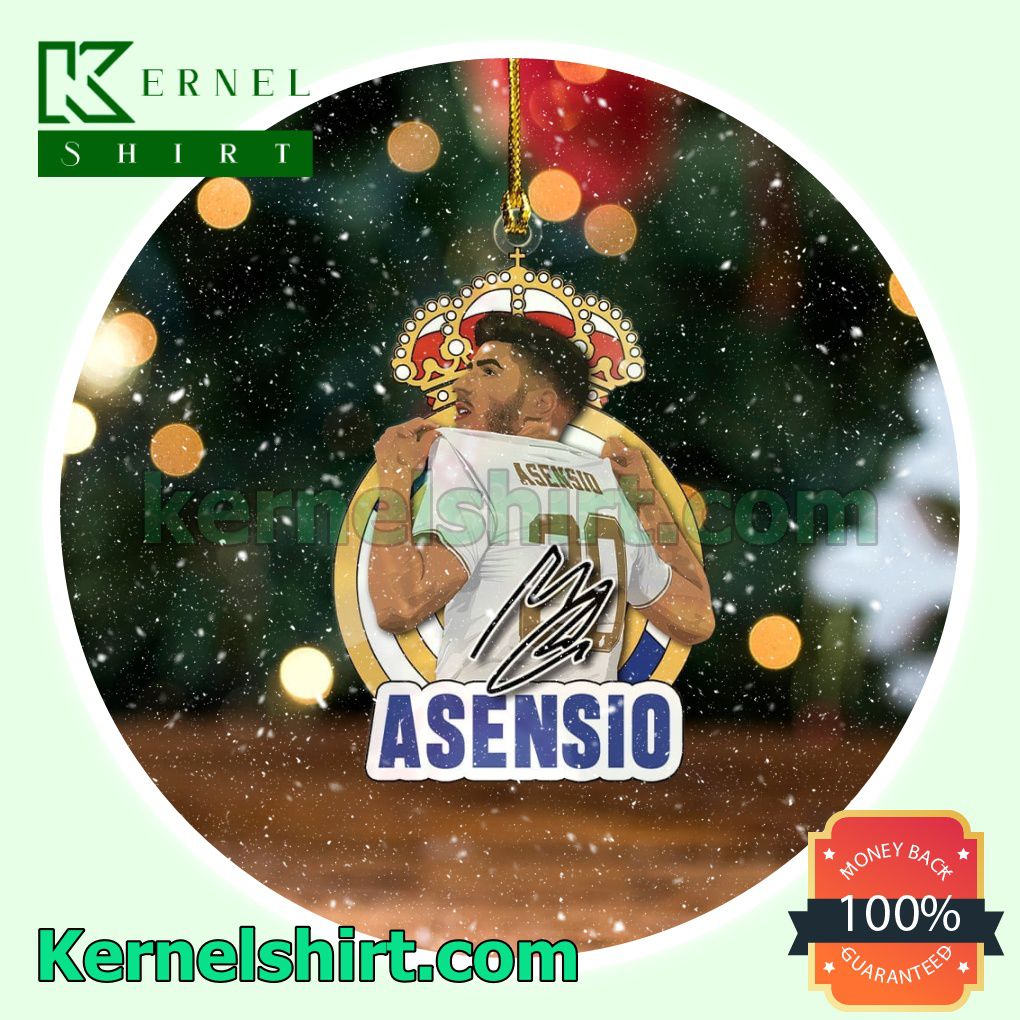 Real Madrid - Marco Asensio Fan Holiday Ornaments