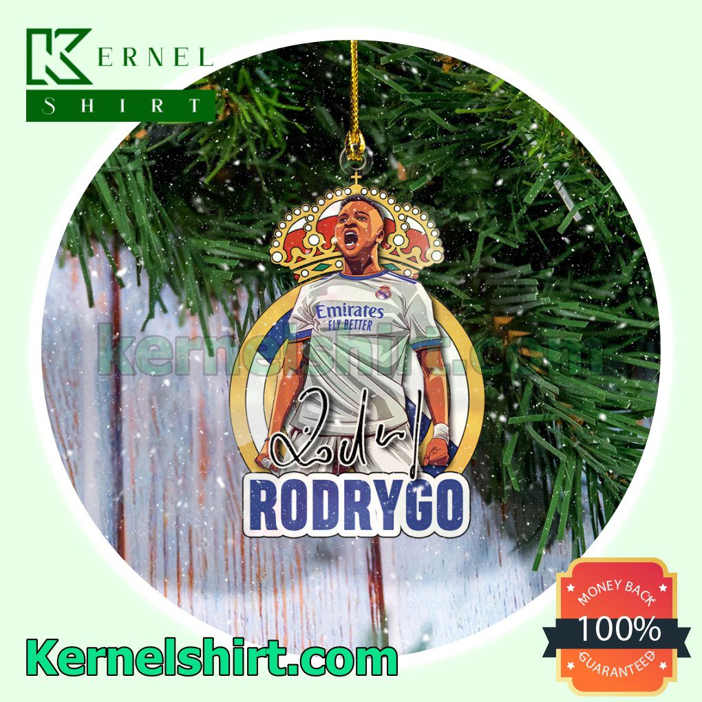 Real Madrid - Rodrygo Goes Fan Holiday Ornaments a
