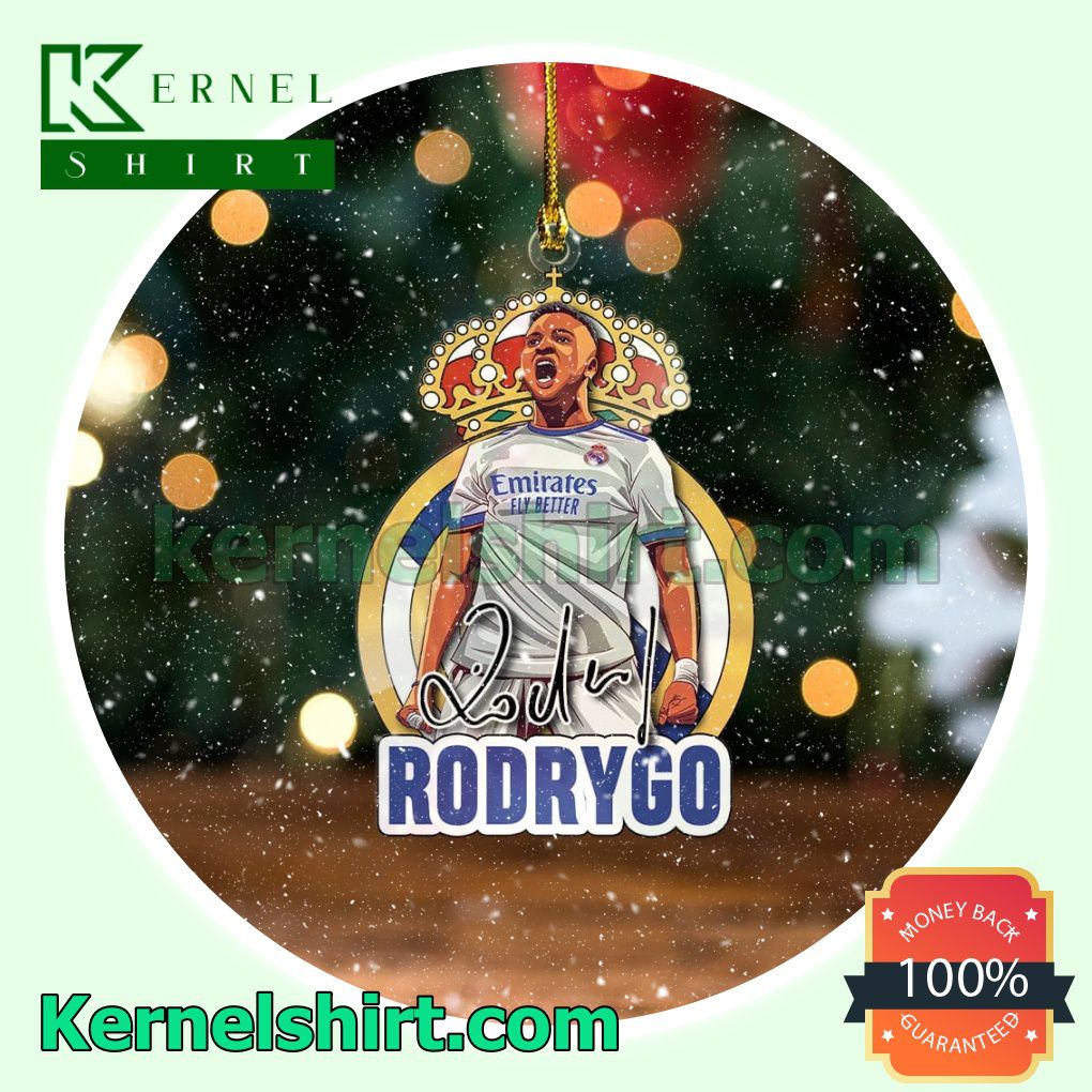 Real Madrid - Rodrygo Goes Fan Holiday Ornaments