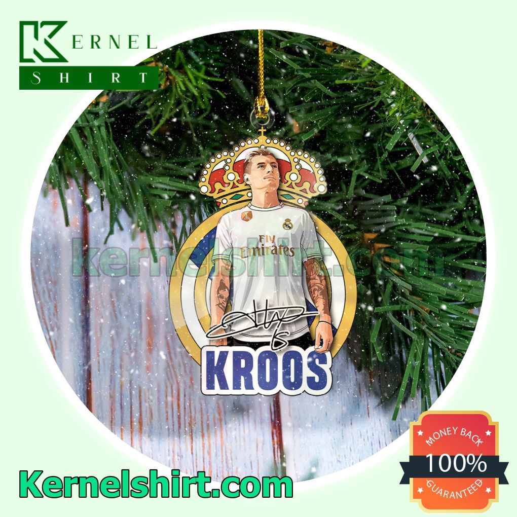 Real Madrid - Toni Kroos Fan Holiday Ornaments a