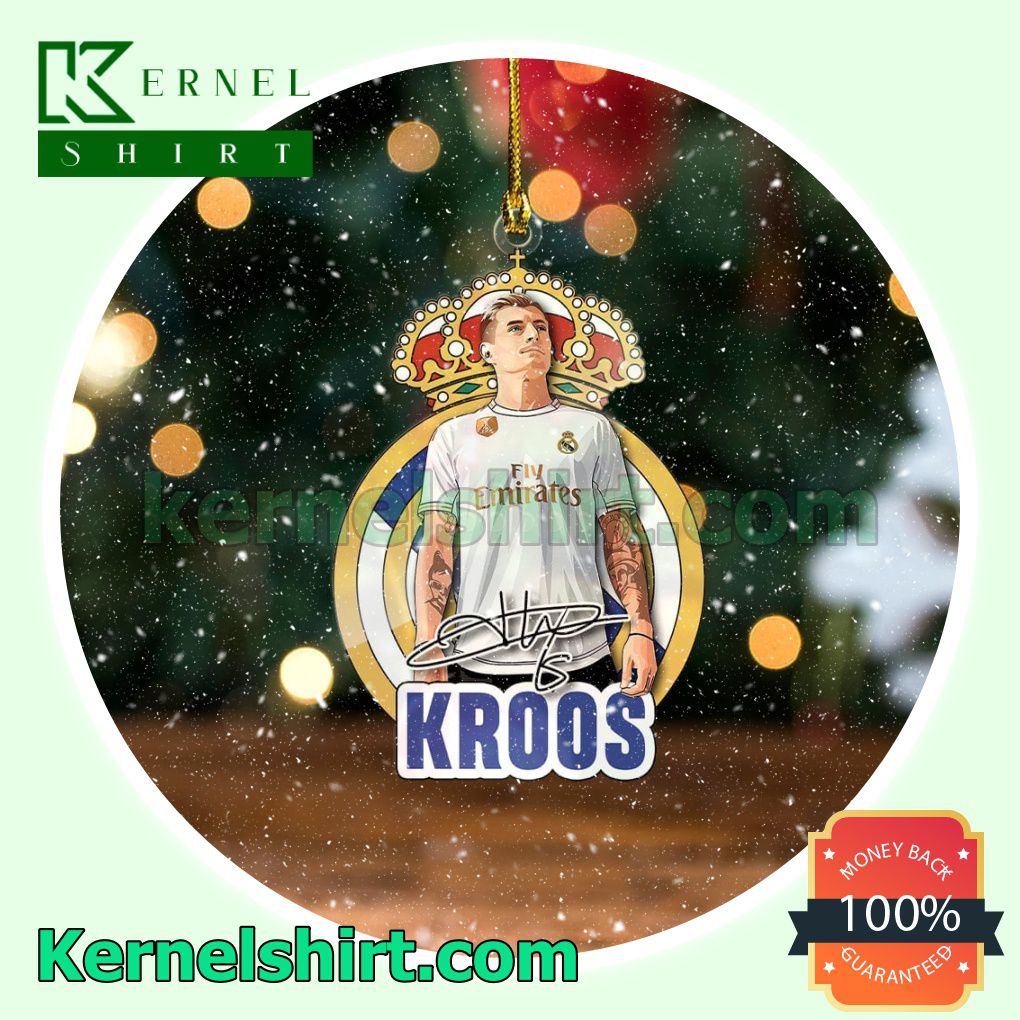 Real Madrid - Toni Kroos Fan Holiday Ornaments