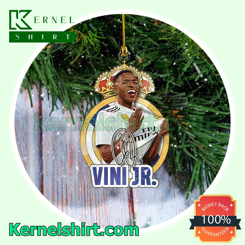 Real Madrid - Vinicius Junior Fan Holiday Ornaments a
