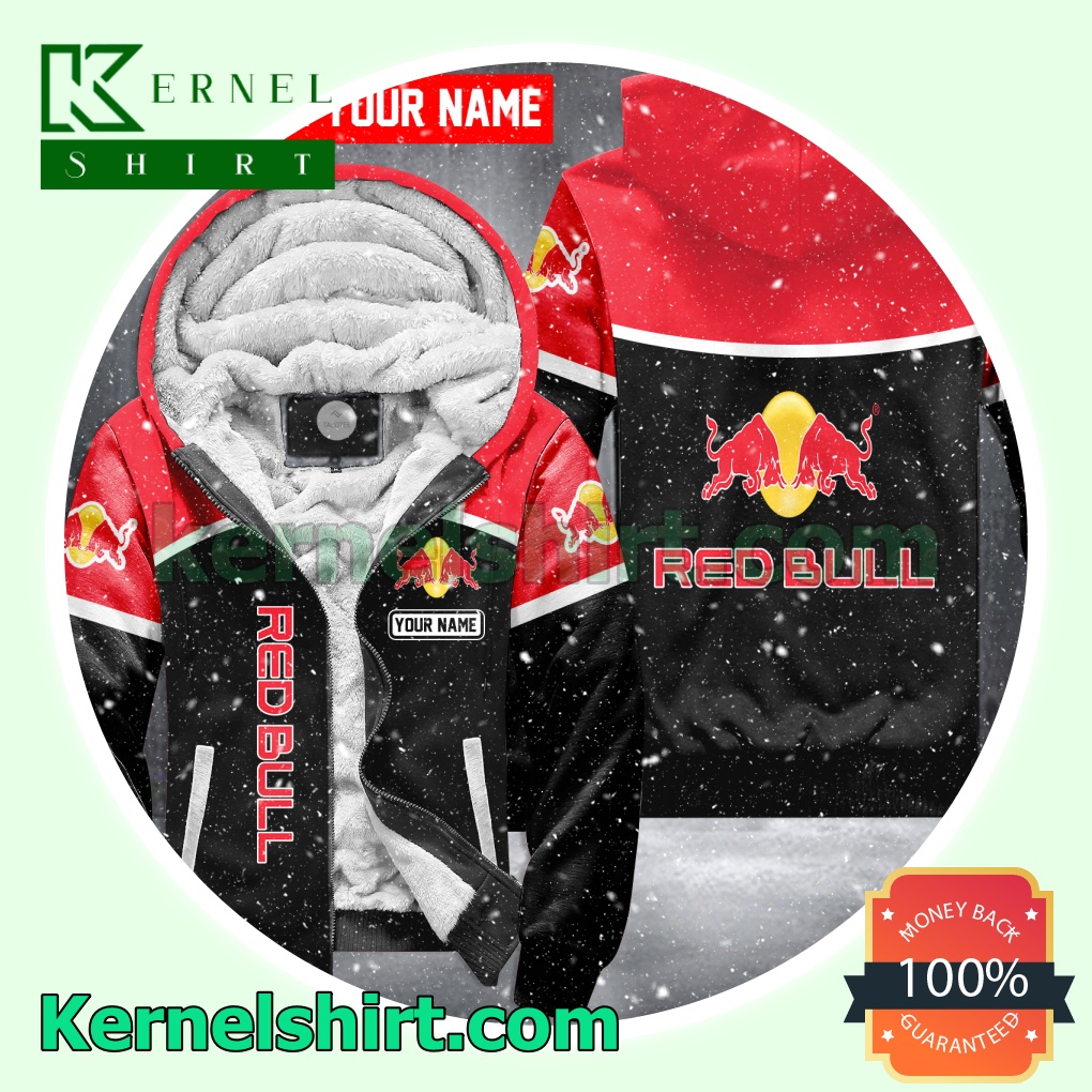 Red Bull Brand Winter Hoodie Jacket