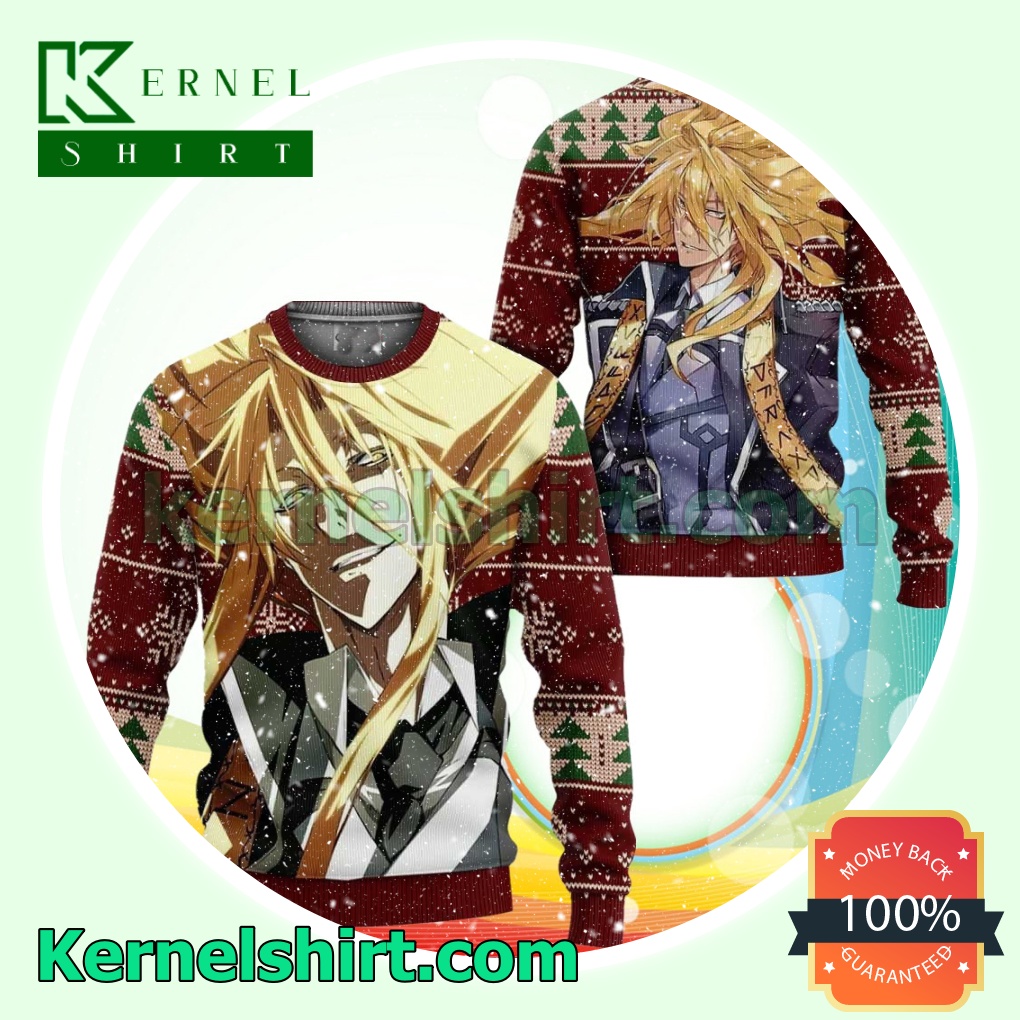 Reinhard Heydrich Anime Dies Irae Knitted Christmas Jumper