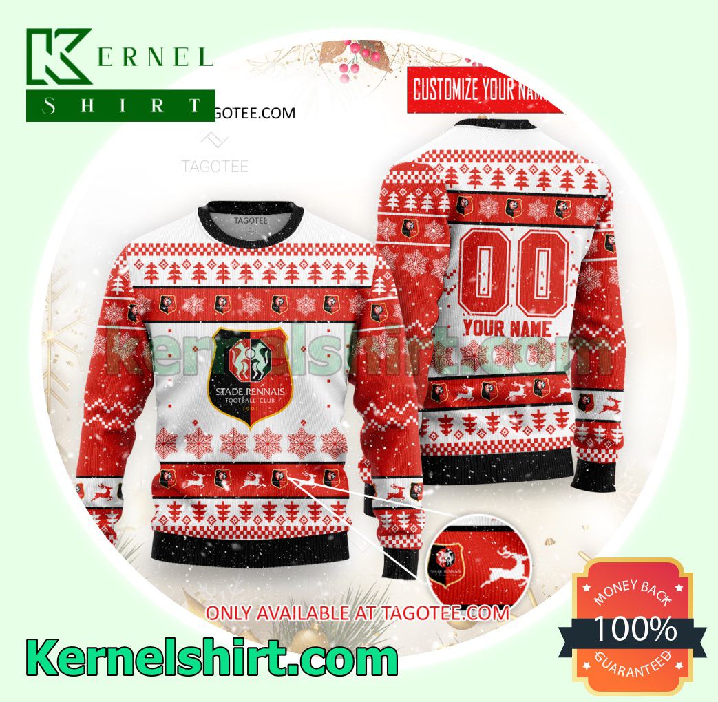 Rennes Logo Xmas Knit Sweaters