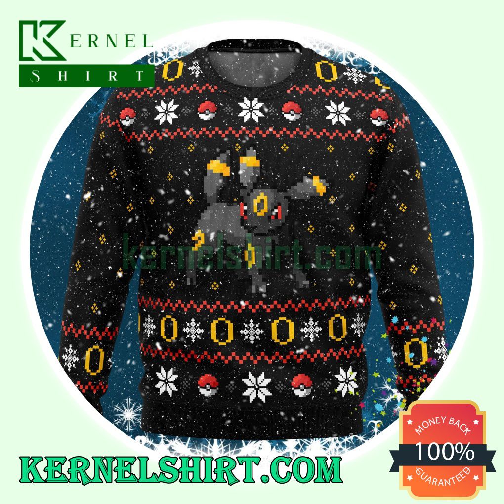 Ring Of Umbreon Pokemon Christmas Sweatshirts