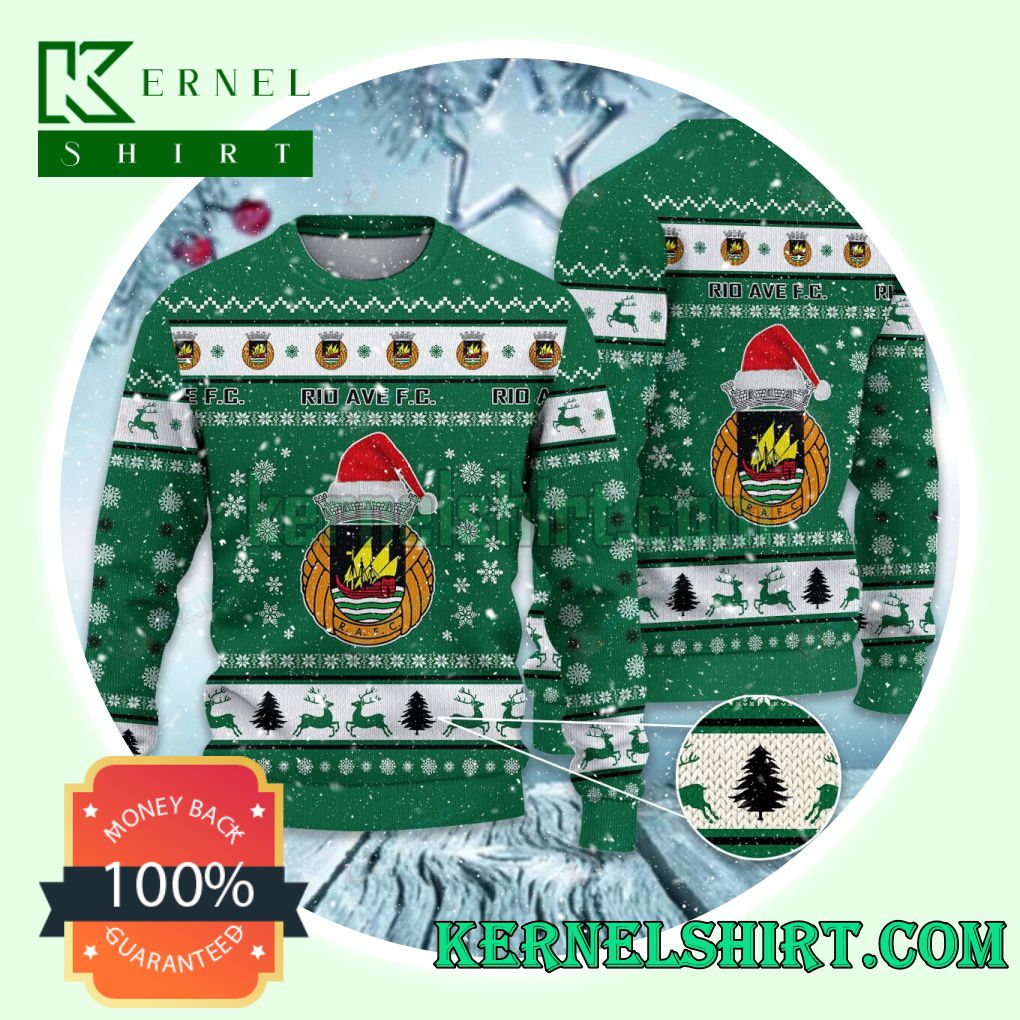 Rio Ave F.C Club Snowflake Xmas Knit Sweaters