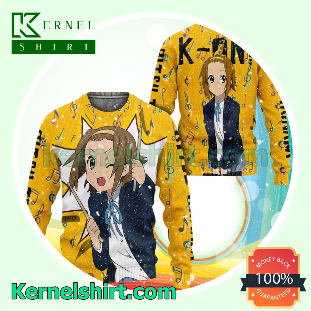 Ritsu Tainaka K-On! Anime Xmas Christmas Sweatshirts